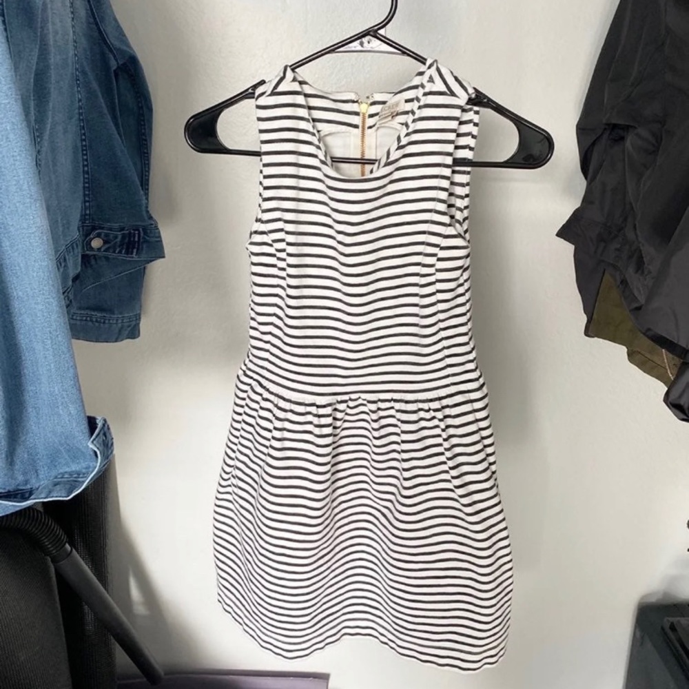 J. Crew striped A line dress